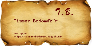 Tisser Bodomér névjegykártya